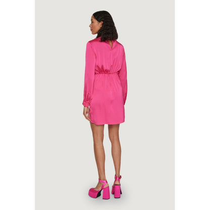 Vila Clothes Pink Polyester Short