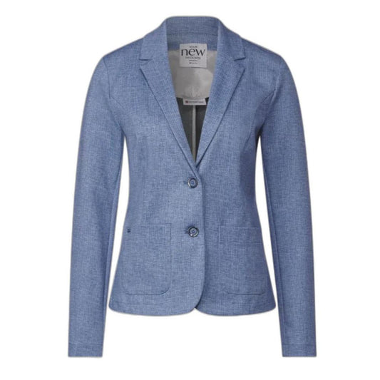 Street One Blue Polyester Blazer