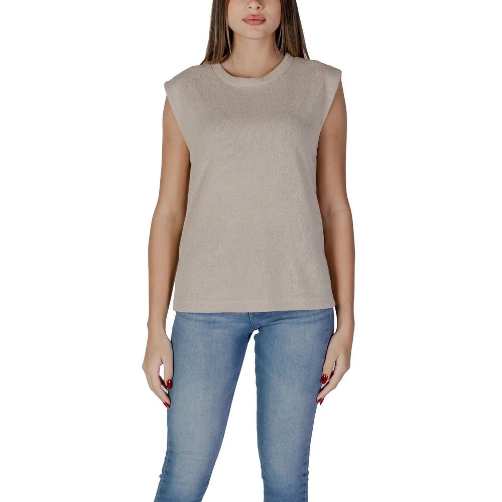 B.Young Beige Viscose Tank Top