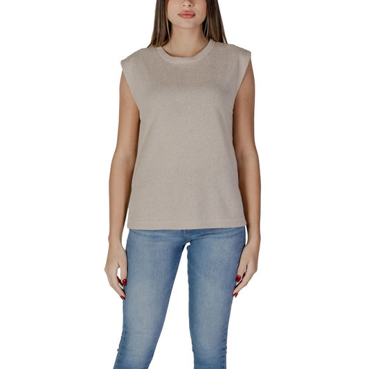B.Young Beige Viscose Tank Top