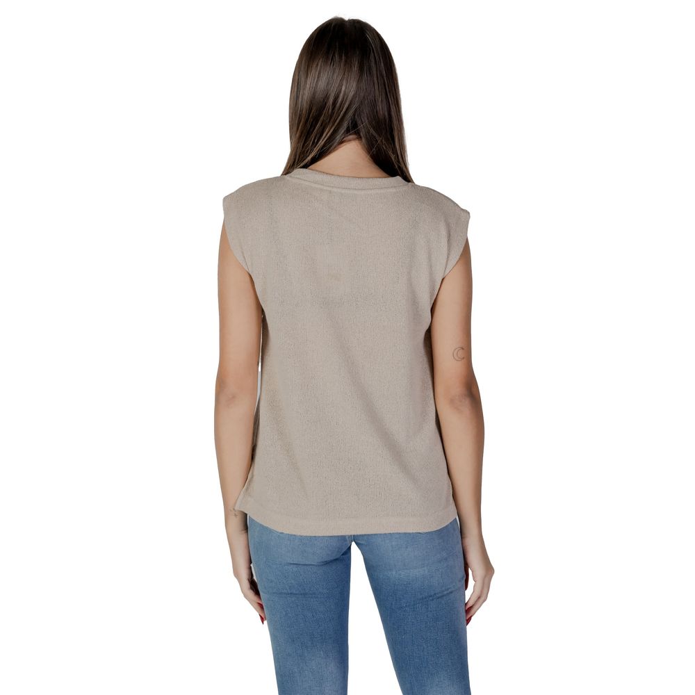 B.Young Beige Viscose Tank Top