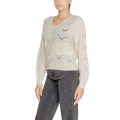 Jacqueline De Yong Cream Marabou Sweater