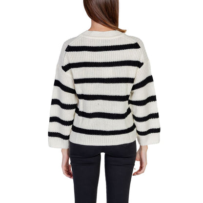 Jacqueline De Yong Cream Marabou Sweater