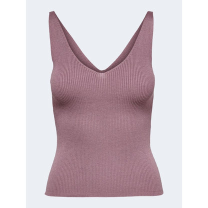 Jacqueline De Yong Purple Viscose Tank Top