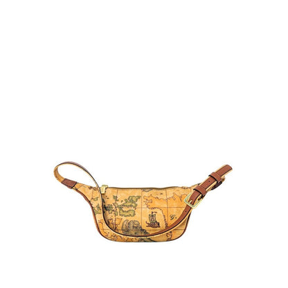 Alviero Martini Prima Classe Beige Leather Belt Bag