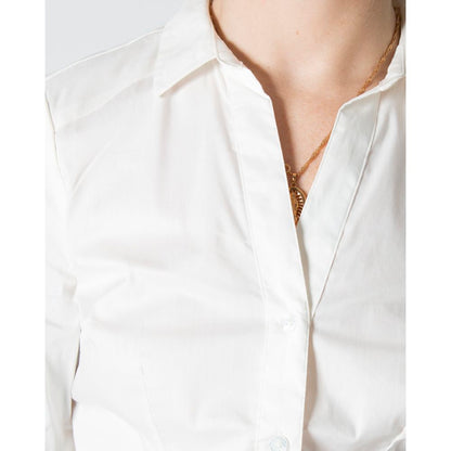 Vero Moda Cream Cotton Bodysuit