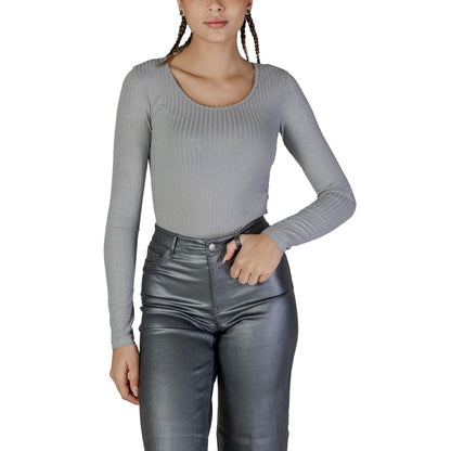 Vero Moda Silver Recycled Polyester Long Sleeve