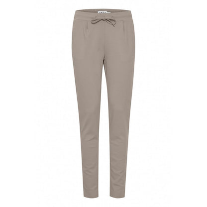 ICHI Gray Polyester Pant