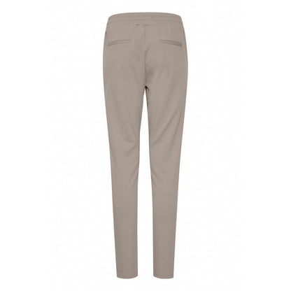 ICHI Gray Polyester Pant