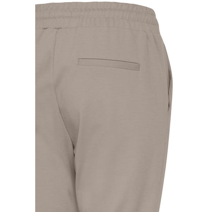 ICHI Gray Polyester Pant