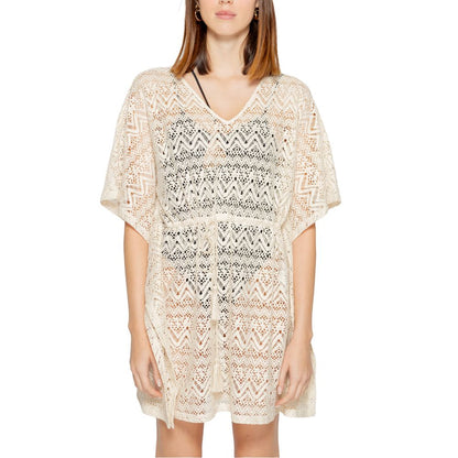 Vero Moda Beige Polyester Short