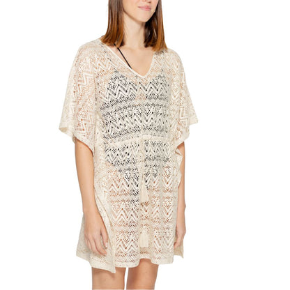 Vero Moda Beige Polyester Short