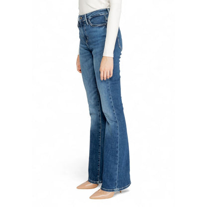 Guess Blue Cotton Bootcut Jean