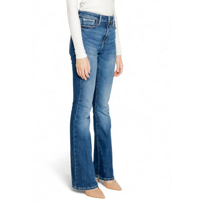 Guess Blue Cotton Bootcut Jean
