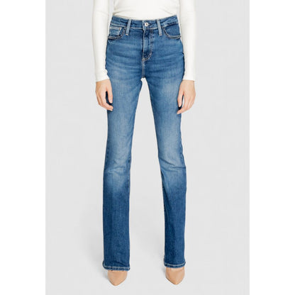 Guess Blue Cotton Bootcut Jean