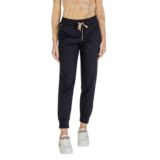 Alviero Martini Prima Classe Black Cotton Jeans & Pant