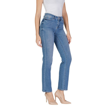 Vero Moda Light Blue Cotton Mom Jean