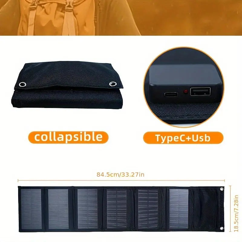 NNETM Foldable 60W Portable Solar Charging Panel NNETM