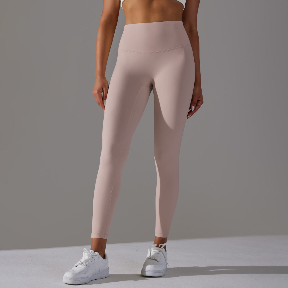 Double-sided Sanding Nude Feel Breathable Cropped Pants Hip Lifting Peach Sports Fitness Yoga Pants