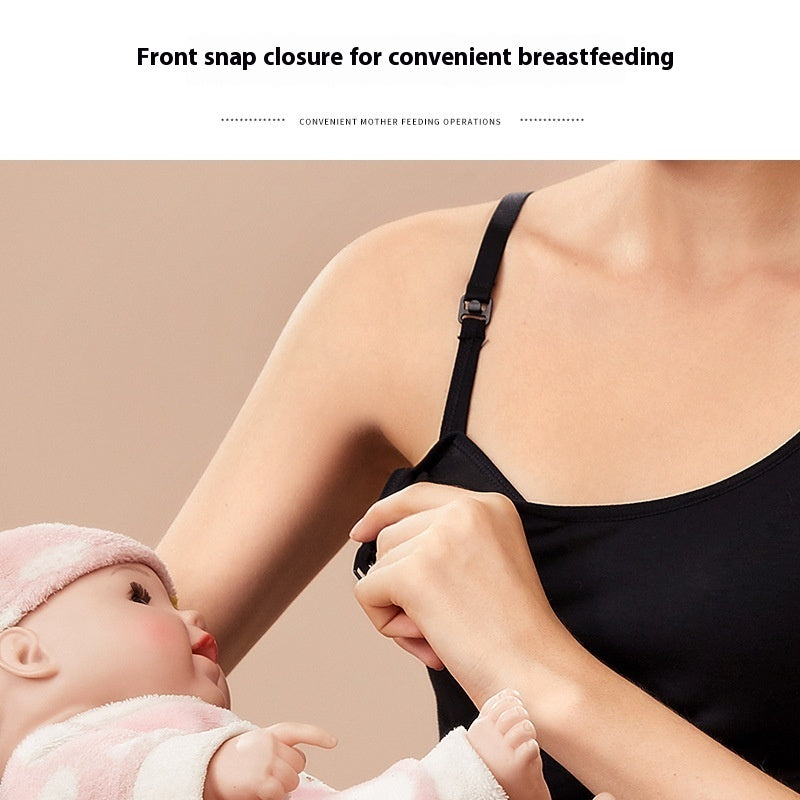 Plus Size Loose Camisoles For Breastfeeding Base Skirt With Chest Pad Sunderwear-free