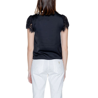Guess Black Polyester Blouse