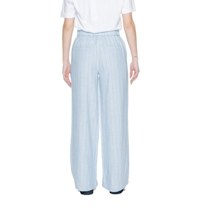 Vero Moda Blue Linen Pant