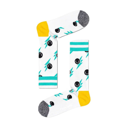 Happy Socks White Cotton Sock