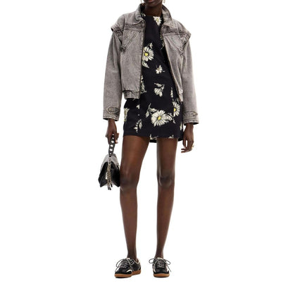 Desigual Black Viscose Short