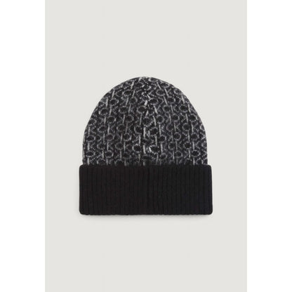 Calvin Klein Black Alpaca Leather Caps Baseball Hat