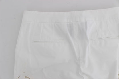Dolce & Gabbana White Floral Cutout Dress Sicily Pants
