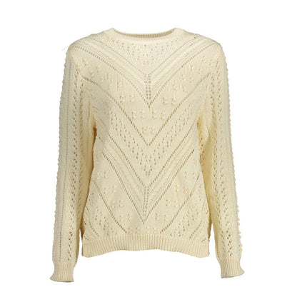 Kocca White Acrylic Women Sweater