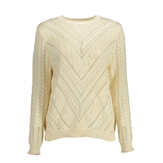 Kocca White Acrylic Women Sweater