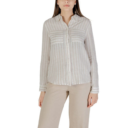 Street One Beige Linen Shortsleeve