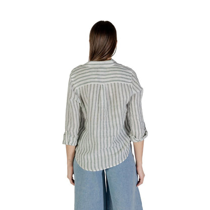 Street One Green Linen Shortsleeve