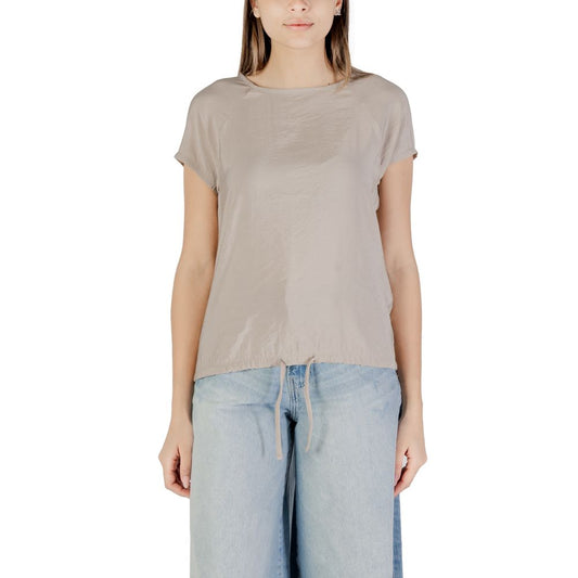 Street One Beige Modal Blouse