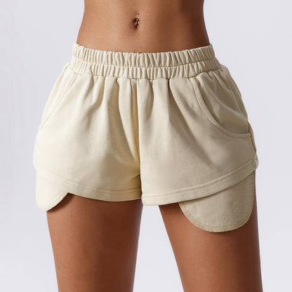 Loose Sports Fleece And Shorts Women's Quick-drying