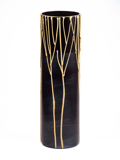 floor burgundy art decorative glass vase 7017/400/sh268 Coffee Aion