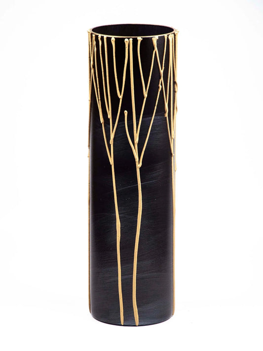 floor burgundy art decorative glass vase 7017/400/sh268 Coffee Aion