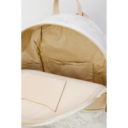 Alviero Martini Prima Classe White Leather Backpack