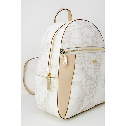 Alviero Martini Prima Classe White Polyethylene Backpack