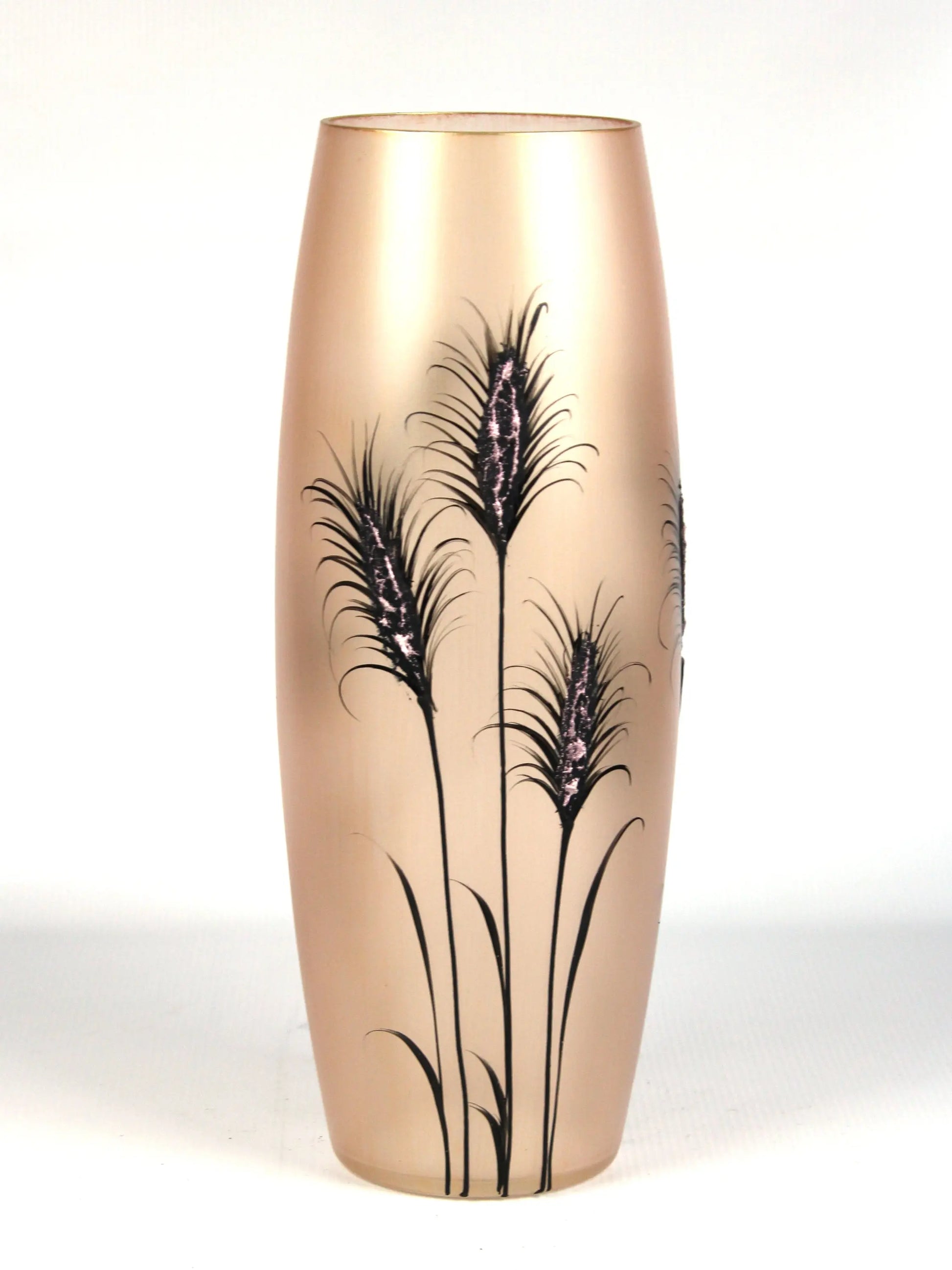floor lilac art decorative glass vase 7124/400/sh328 Coffee Aion