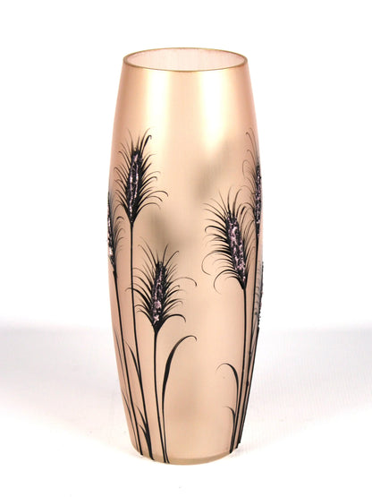 floor lilac art decorative glass vase 7124/400/sh328 Coffee Aion