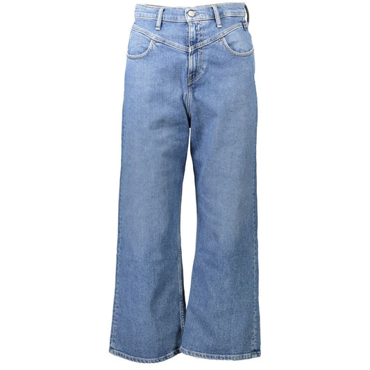 Calvin Klein Blue Cotton Women Jeans