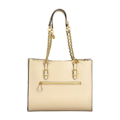 Guess Jeans Beige Polyethylene Women Handbag