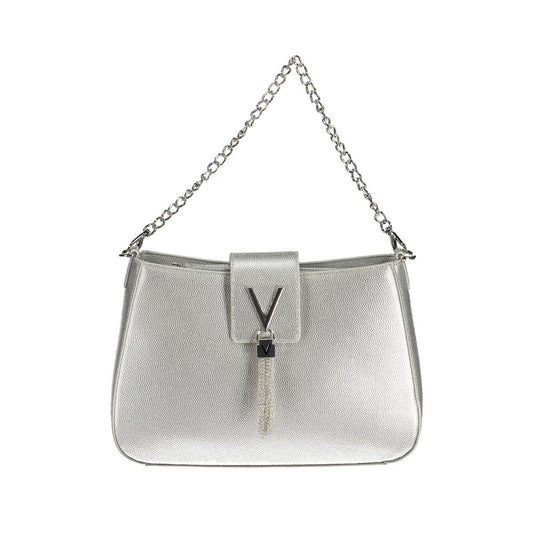 Mario Valentino Silver Polyethylene Women Handbag
