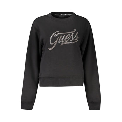 Guess Jeans Black Cotton Women Sweater