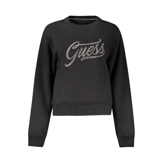 Guess Jeans Black Cotton Women Sweater