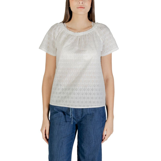 Street One White Cotton Blouse