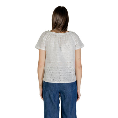 Street One White Cotton Blouse