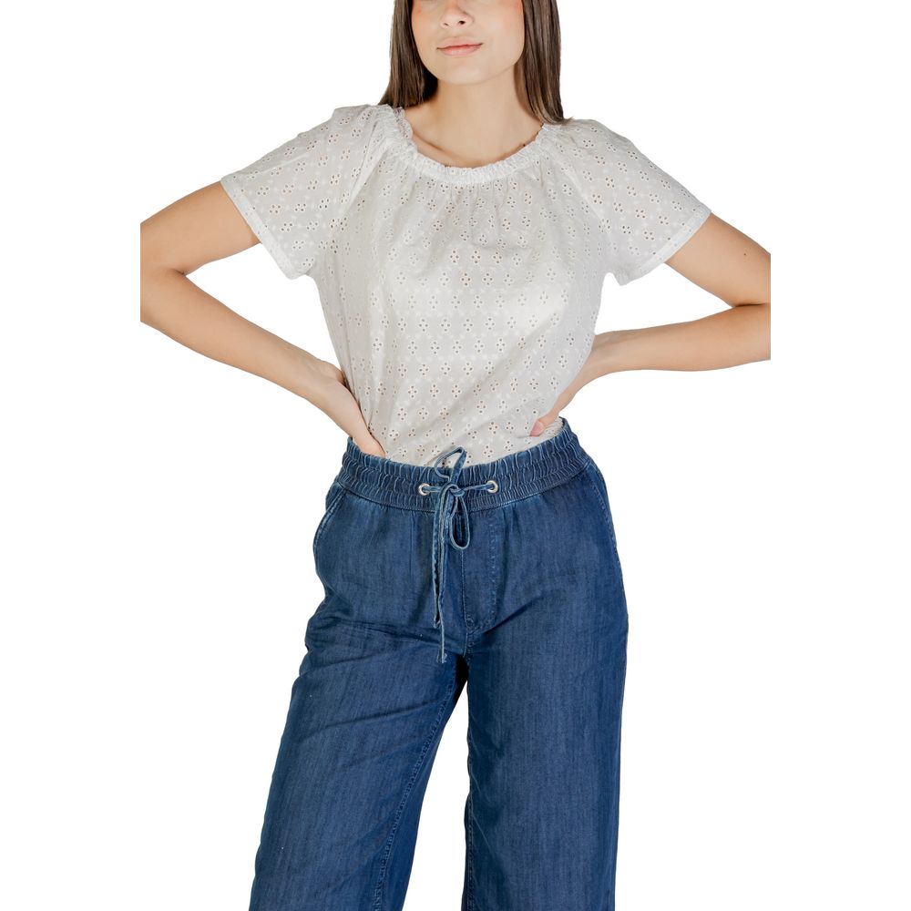 Street One White Cotton Blouse
